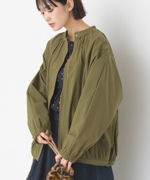 OMNES | ナイロンストレッチギャザーライトブルゾン(ブルゾン)