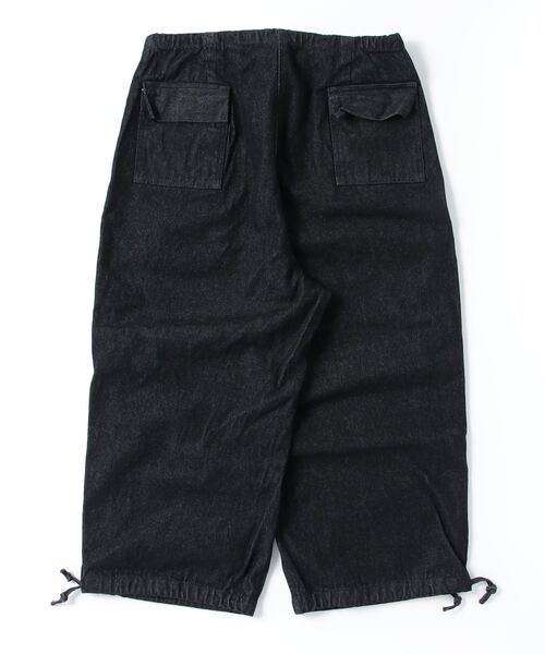 Badhiya(バディ―ヤ)の「cargo remove out pants(カーゴパンツ・メンズ・ブラック/インディゴブルー・FREE)」の3枚目の写真