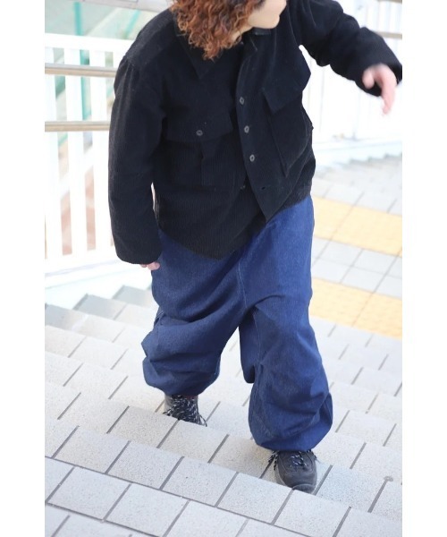 Badhiya(バディ―ヤ)の「cargo remove out pants(カーゴパンツ・メンズ・ブラック/インディゴブルー・FREE)」の17枚目の写真
