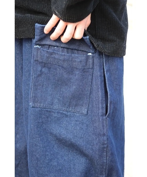 Badhiya(バディ―ヤ)の「cargo remove out pants(カーゴパンツ・メンズ・ブラック/インディゴブルー・FREE)」の18枚目の写真