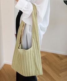 LEPSIM | ラメプリーツワンショルダー　110683(ショルダーバッグ)