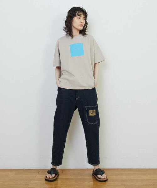 FRAPBOIS（フラボア）の「アミューズT（Tシャツ/カットソー・レディース・カーキ/ブラック/ホワイト/ピンク/ベージュ・1/2）」の20枚目の写真