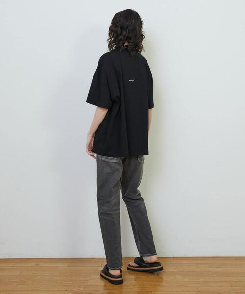 FRAPBOIS(フラボア)の「アミューズT(Tシャツ/カットソー・レディース・カーキ/ブラック/ホワイト/ピンク/ベージュ・1/2)」の20枚目の写真