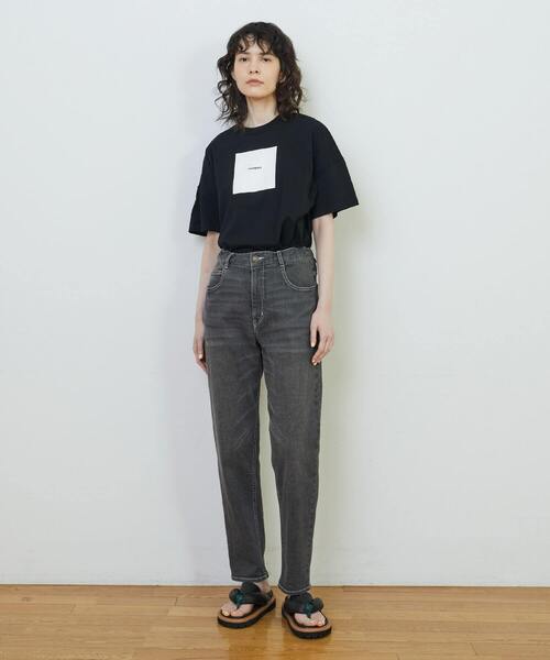 FRAPBOIS(フラボア)の「アミューズT(Tシャツ/カットソー・レディース・カーキ/ブラック/ホワイト/ピンク/ベージュ・1/2)」の21枚目の写真