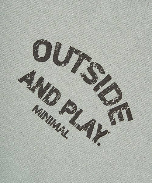 minimal（ミニマル）の「【撥水】バイカラーbigTシャツ（Tシャツ/カットソー・キッズ・ブルー/カーキ/ブラック・110cm/140cm/120cm/130cm/100cm）」の14枚目の写真