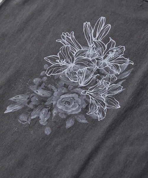 CLEL（クレイル）の「【CLEL】Vintage Design Sleeveless Print T-Shirt/ヴィンテージデザイン ノースリーブプリントTシャツ（Tシャツ/カットソー・メンズ・チャコールグレー/グレー/ブラック・L/M/S/XS）」の15枚目の写真