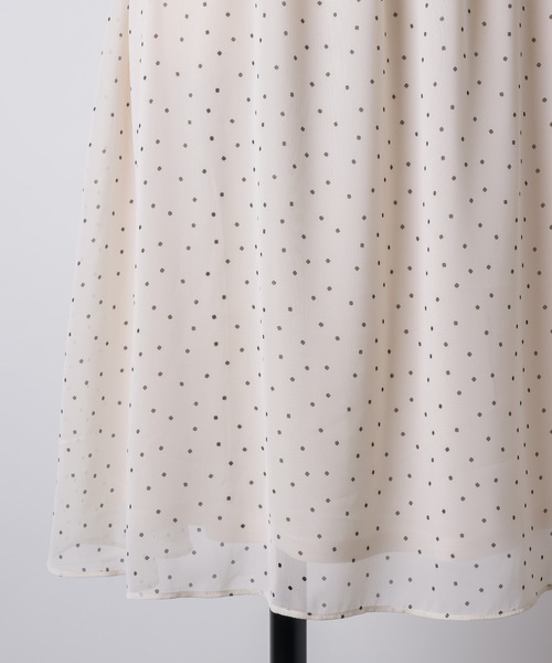GIUNON（ジウノン）の「dot sheer skirt / ドットシアースカート（スカート・レディース・ホワイト・FREE）」の19枚目の写真