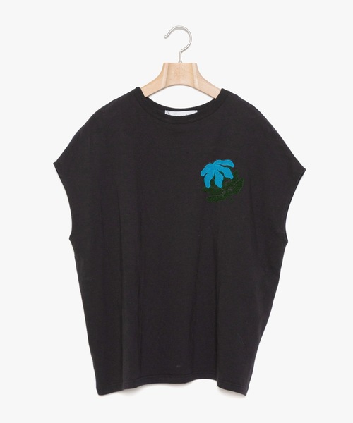 BEDSIDEDRAMA(ベットサイドドラマ)の「Seed Relax Tee(Tシャツ/カットソー・レディース・ホワイト系3/ホワイト系5/ブラック系2/ブラック系4/ホワイト系1/ホワイト系2/ブラック系5/ホワイト系4/ブラック系1/ブラック系3・1)」の6枚目の写真
