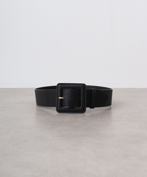 FUNALIVE(ファンアライブ)の「クルミバックル太ベルト(合皮)(ベルト・レディース・ダークブラウン/ブラック/ベージュ・FREE)」の10枚目の写真