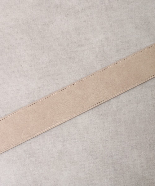 FUNALIVE(ファンアライブ)の「クルミバックル太ベルト(合皮)(ベルト・レディース・ダークブラウン/ブラック/ベージュ・FREE)」の6枚目の写真