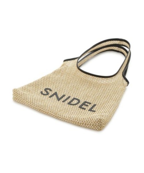 SNIDEL(スナイデル)の「ジュートロゴトートバッグ(トートバッグ・レディース・その他/ライム/ピンク・FREE)」の10枚目の写真
