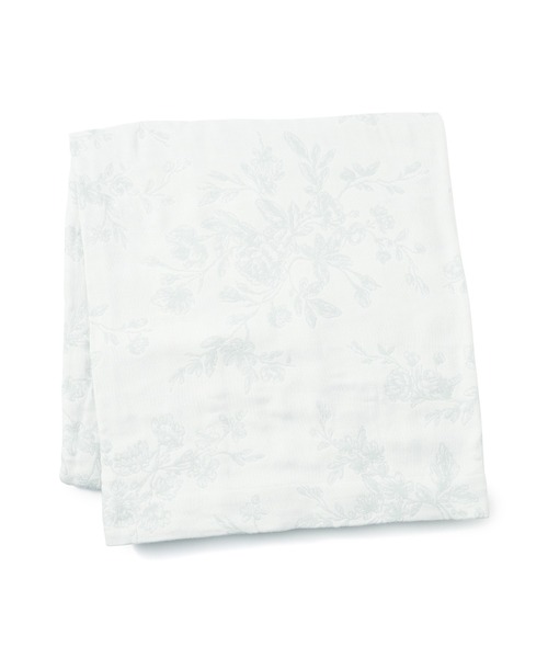 【セール】バンブーレーヨン ガーゼケット クラシックフラワー シングル ライトグリーン（ブランケット）｜Francfranc（フランフラン）