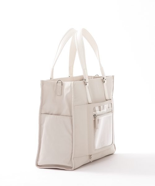 LOWELL things（ロウェル　シングス）の「【推し活】オシゴトトートバッグ/推し活バッグ/通勤通学バッグ/ビジネスバッグ/遠征バッグ（トートバッグ・レディース・アイボリー/ブラック・フリー）」の5枚目の写真