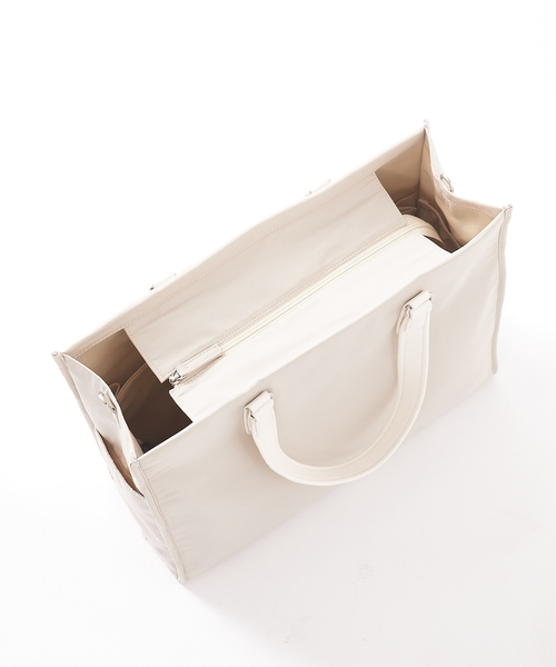 LOWELL things（ロウェル　シングス）の「【推し活】オシゴトトートバッグ/推し活バッグ/通勤通学バッグ/ビジネスバッグ/遠征バッグ（トートバッグ・レディース・アイボリー/ブラック・フリー）」の8枚目の写真