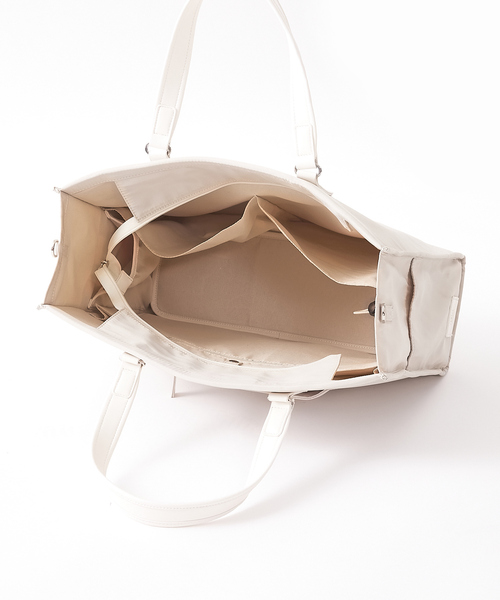 LOWELL things（ロウェル　シングス）の「【推し活】オシゴトトートバッグ/推し活バッグ/通勤通学バッグ/ビジネスバッグ/遠征バッグ（トートバッグ・レディース・アイボリー/ブラック・フリー）」の12枚目の写真