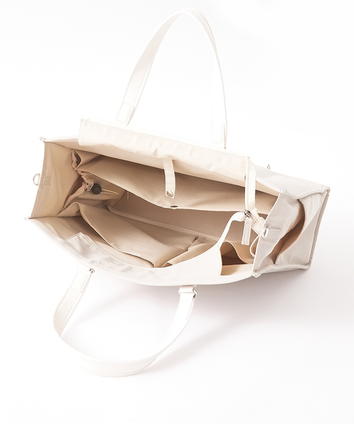 LOWELL things（ロウェル　シングス）の「【推し活】オシゴトトートバッグ/推し活バッグ/通勤通学バッグ/ビジネスバッグ/遠征バッグ（トートバッグ・レディース・アイボリー/ブラック・フリー）」の13枚目の写真