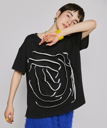 パイピングローズTシャツ