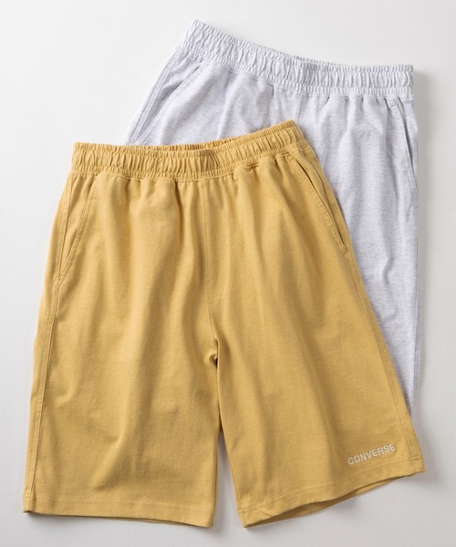 CONVERSE（コンバース）の「【CONVERSE/コンバース】ブランドネーム ワンポイントロゴ刺繍デザイン ライトオンス スウェットショーツ/ハーフパンツ（その他パンツ・メンズ・ネイビー/ブラック/グレー/オートミール/ライトブルー/オレンジ/グリーン/イエロー/アッシュグレー・L/M/XL）」の9枚目の写真