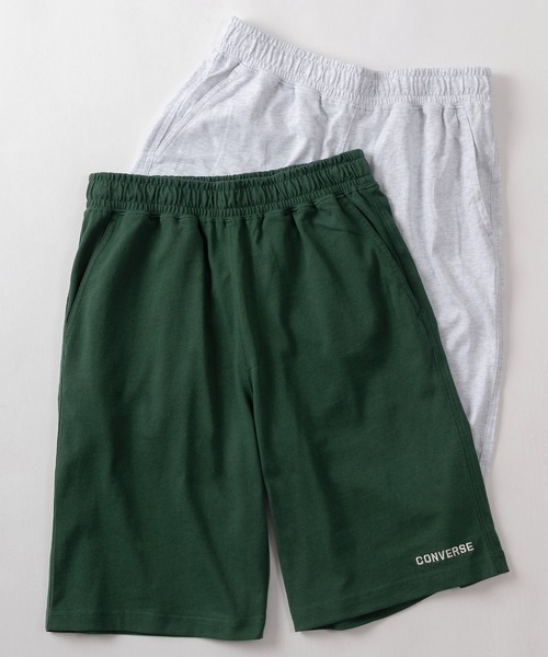 CONVERSE（コンバース）の「【CONVERSE/コンバース】ブランドネーム ワンポイントロゴ刺繍デザイン ライトオンス スウェットショーツ/ハーフパンツ（その他パンツ・メンズ・ネイビー/ブラック/グレー/オートミール/ライトブルー/オレンジ/グリーン/イエロー/アッシュグレー・L/M/XL）」の6枚目の写真