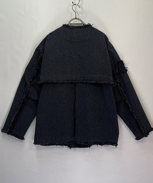 masterkey（マスターキー）の「mj9942- GM-JK ノーカラージャケット（ノーカラージャケット・メンズ・ブラック・2/1）」の15枚目の写真