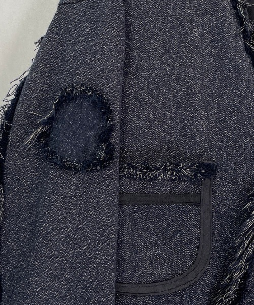 masterkey（マスターキー）の「mj9942- GM-JK ノーカラージャケット（ノーカラージャケット・メンズ・ブラック・2/1）」の18枚目の写真