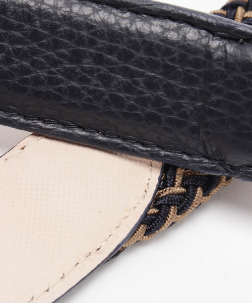 SHIPS（シップス）の「SADDLERS: ラバー エラスティック ベルト2（ベルト・メンズ・ブラウン/ネイビー・80/90）」の5枚目の写真