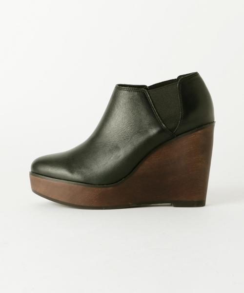 Another Edition(アナザーエディション)の「サイドゴアウウェッジブーティー/ AE SideGOA WDG BTE110◆(ブーティ・レディース・ネイビー/ブラック・LARGE/SMALL/MEDIUM)」の5枚目の写真