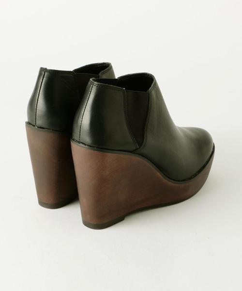 Another Edition(アナザーエディション)の「サイドゴアウウェッジブーティー/ AE SideGOA WDG BTE110◆(ブーティ・レディース・ネイビー/ブラック・LARGE/SMALL/MEDIUM)」の7枚目の写真