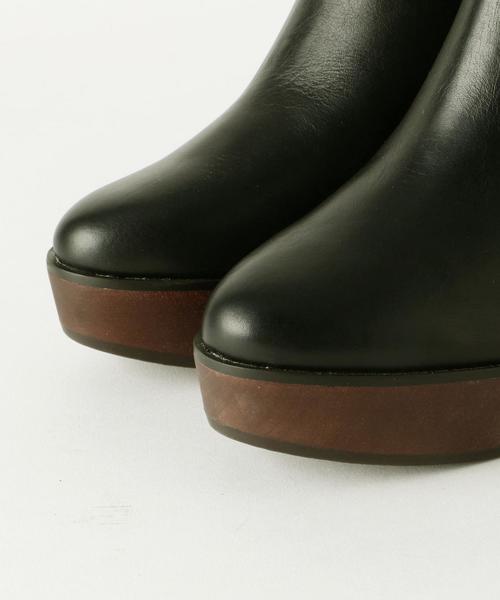 Another Edition(アナザーエディション)の「サイドゴアウウェッジブーティー/ AE SideGOA WDG BTE110◆(ブーティ・レディース・ネイビー/ブラック・LARGE/SMALL/MEDIUM)」の8枚目の写真