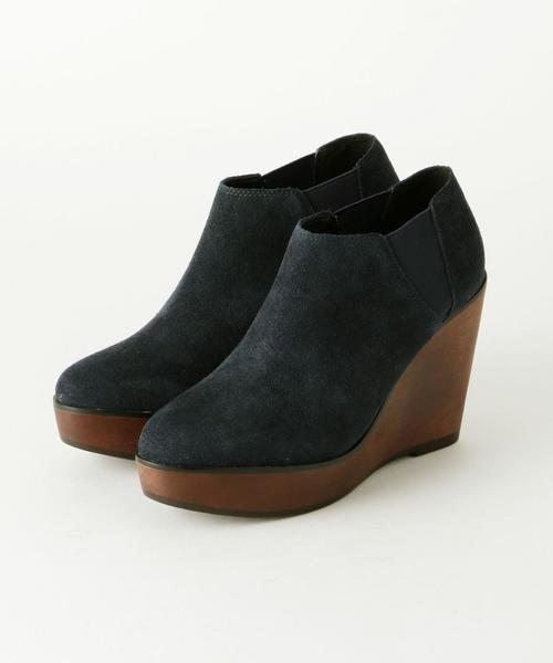 Another Edition(アナザーエディション)の「サイドゴアウウェッジブーティー/ AE SideGOA WDG BTE110◆(ブーティ・レディース・ネイビー/ブラック・LARGE/SMALL/MEDIUM)」の10枚目の写真