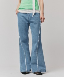 led.tokyo | 【led.tokyo】フリンジカットフレアデニムパンツ(デニムパンツ)