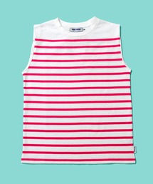 MONT KEMMEL モンケメル BASQUE NO SLEEVE SOLID BORDER バスク ソリッド＆パネルボーダー ノースリーブ Tシャツ