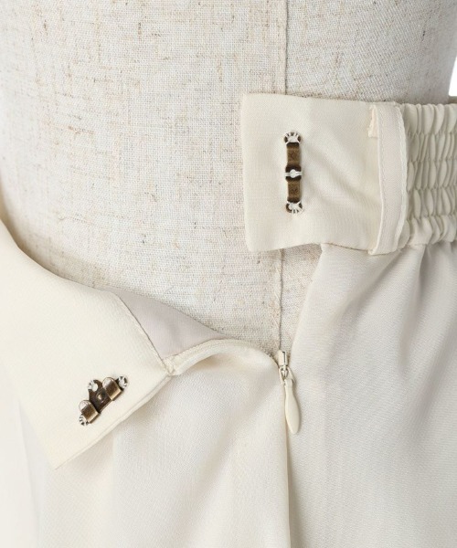 F i.n.t（フィント）の「ラインゴムベルト付きシアースカート/fint（スカート・レディース・ネイビー/アイボリー・FREE）」の19枚目の写真