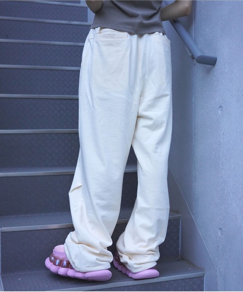DANKE SCHON(ダンケシェーン)の「【WEB&DEPOT限定】DankeSchon/ダンケシェーン/コクーンスウェットパンツ(スウェットパンツ・レディース・オフホワイト/グレー/ブラック・SMALL/LARGE/MEDIUM)」の11枚目の写真