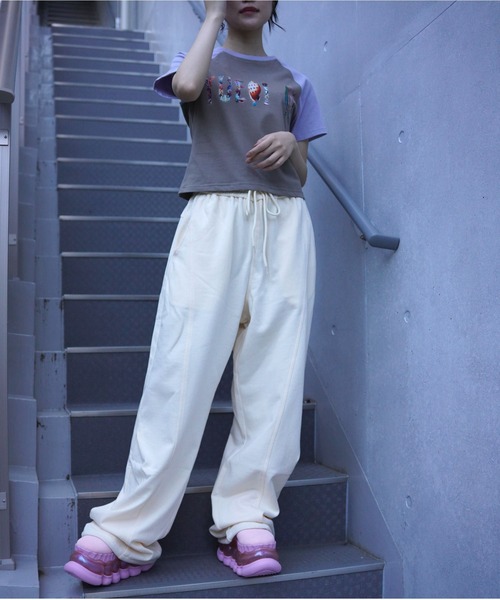DANKE SCHON(ダンケシェーン)の「【WEB&DEPOT限定】DankeSchon/ダンケシェーン/コクーンスウェットパンツ(スウェットパンツ・レディース・オフホワイト/グレー/ブラック・SMALL/LARGE/MEDIUM)」の9枚目の写真