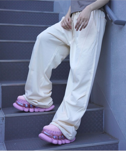 DANKE SCHON(ダンケシェーン)の「【WEB&DEPOT限定】DankeSchon/ダンケシェーン/コクーンスウェットパンツ(スウェットパンツ・レディース・オフホワイト/グレー/ブラック・SMALL/LARGE/MEDIUM)」の15枚目の写真