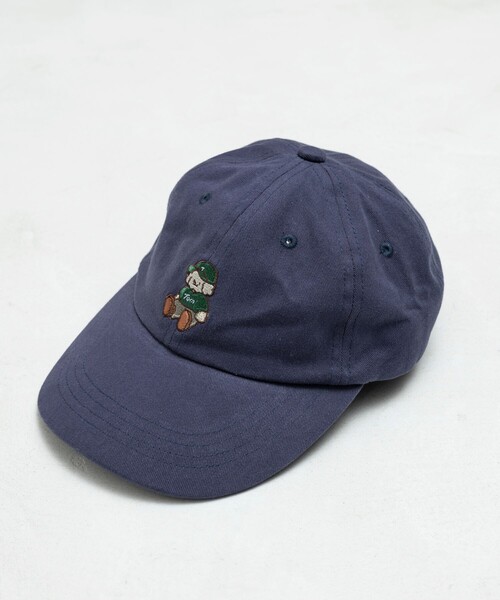 FREAK'S STORE（フリークスストア）の「tombonia/トムボニア 別注 ワンポイント刺繍 ６パネル キャップ（キャップ・メンズ・ブラック/ベージュ/ネイビー・ﾌﾘ-）」の3枚目の写真