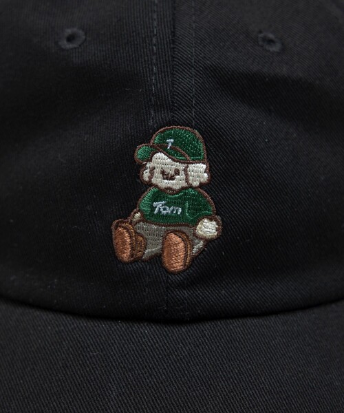 FREAK'S STORE（フリークスストア）の「tombonia/トムボニア 別注 ワンポイント刺繍 ６パネル キャップ（キャップ・メンズ・ブラック/ベージュ/ネイビー・ﾌﾘ-）」の7枚目の写真