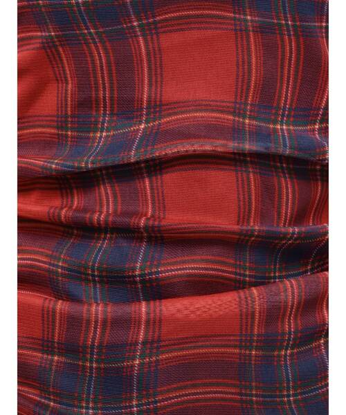 jouetie（ジュエティ）の「チェックパターンギャザーシアートップス（Tシャツ/カットソー・レディース・グリーン/レッド・MEDIUM）」の3枚目の写真