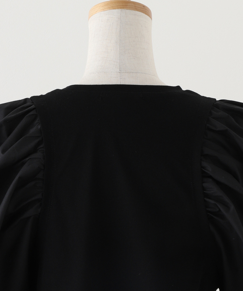 IENA(イエナ)の「SELENAHELIOS/セレナヘリオス Layered Like Bodysuit ボディースーツ 24-1-1-2004(その他トップス・レディース・ホワイト/ブラック・FREE)」の9枚目の写真