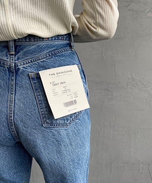 THE SHINZONE(ザ シンゾーン)の「デニムクロップドパンツ(デニムパンツ・レディース・ブルー・0)」の8枚目の写真