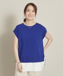 ITS'DEMO（イッツデモ）の「◆【通勤／肌触りさらり／手洗い可】レイヤードニット（ニット/セーター）」