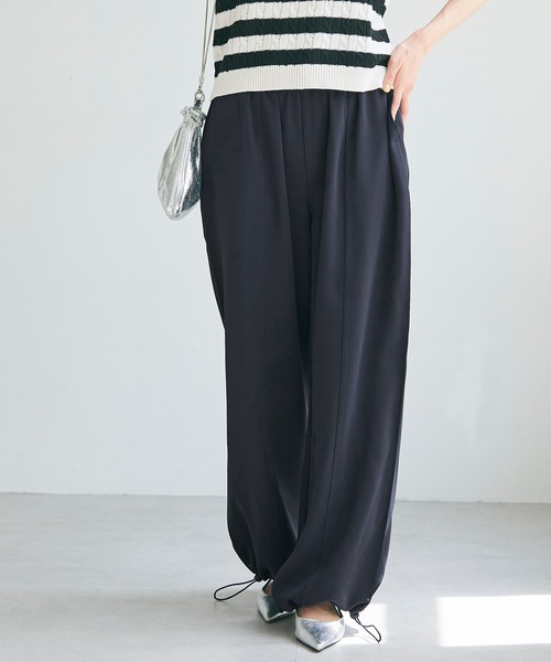 coca（coca）（コカ）の「きれいめパラシュートパンツ（カーゴパンツ・レディース・ネイビー/カーキ・M/L）」の4枚目の写真