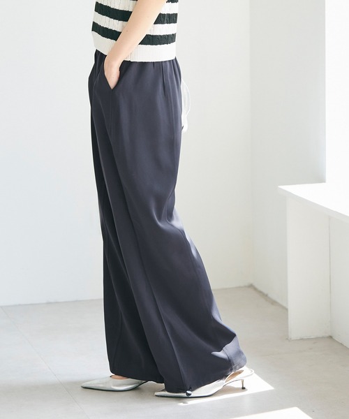 coca（coca）（コカ）の「きれいめパラシュートパンツ（カーゴパンツ・レディース・ネイビー/カーキ・M/L）」の6枚目の写真