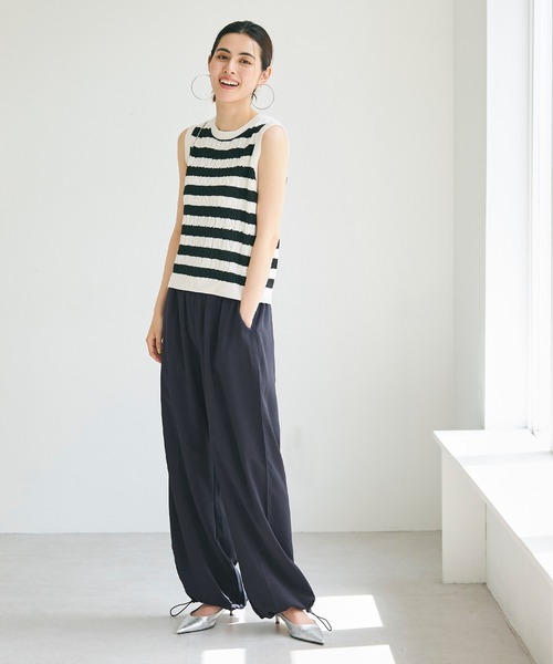 coca（coca）（コカ）の「きれいめパラシュートパンツ（カーゴパンツ・レディース・ネイビー/カーキ・M/L）」の5枚目の写真