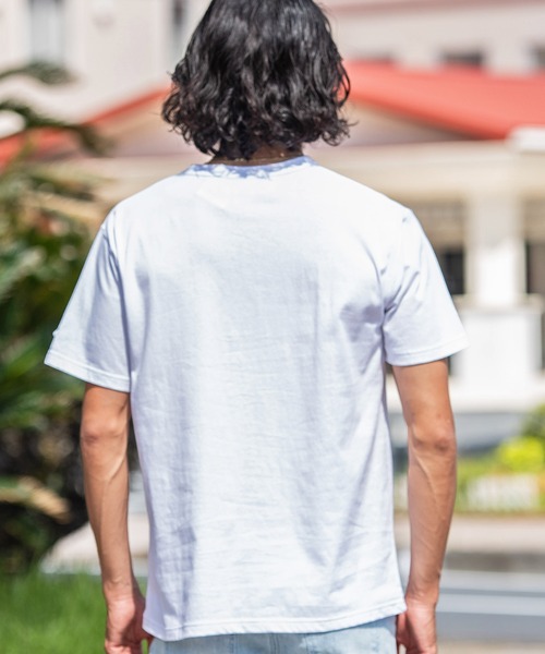 JEMORGAN（ジェーイーモーガン）の「『JEMORGAN LONG JOHNS/ジェーイーモーガンロングジョーンズ』天竺ヘンリーネック半袖T【+】（Tシャツ/カットソー・メンズ・カーキ/ネイビー/ブラック/ホワイト・L/M）」の7枚目の写真
