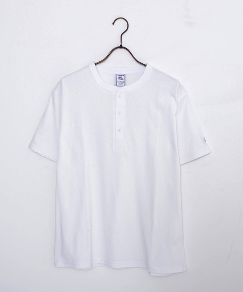 JEMORGAN（ジェーイーモーガン）の「『JEMORGAN LONG JOHNS/ジェーイーモーガンロングジョーンズ』天竺ヘンリーネック半袖T【+】（Tシャツ/カットソー・メンズ・カーキ/ネイビー/ブラック/ホワイト・L/M）」の21枚目の写真
