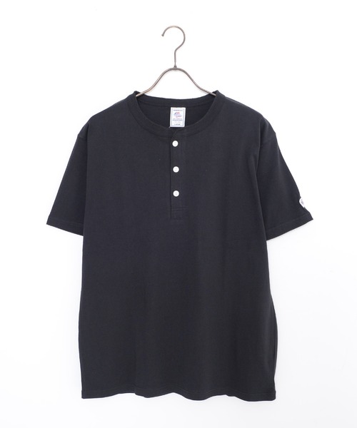 JEMORGAN（ジェーイーモーガン）の「『JEMORGAN LONG JOHNS/ジェーイーモーガンロングジョーンズ』天竺ヘンリーネック半袖T【+】（Tシャツ/カットソー・メンズ・カーキ/ネイビー/ブラック/ホワイト・L/M）」の22枚目の写真
