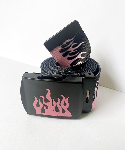 ファイヤーパターン ナイロン ガチャベルト（ベルト）｜Port（ポート