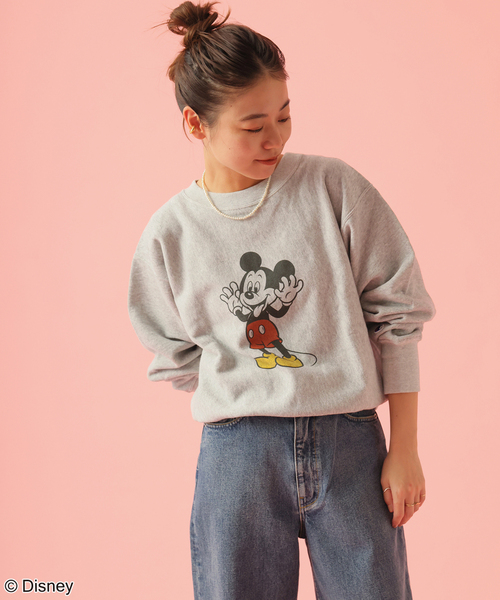 新品JOURNAL STANDARD 【Champion】Mickey リバースウィーブ(R) フーデッドスウェットシャツ 24FW 【秋冬新作